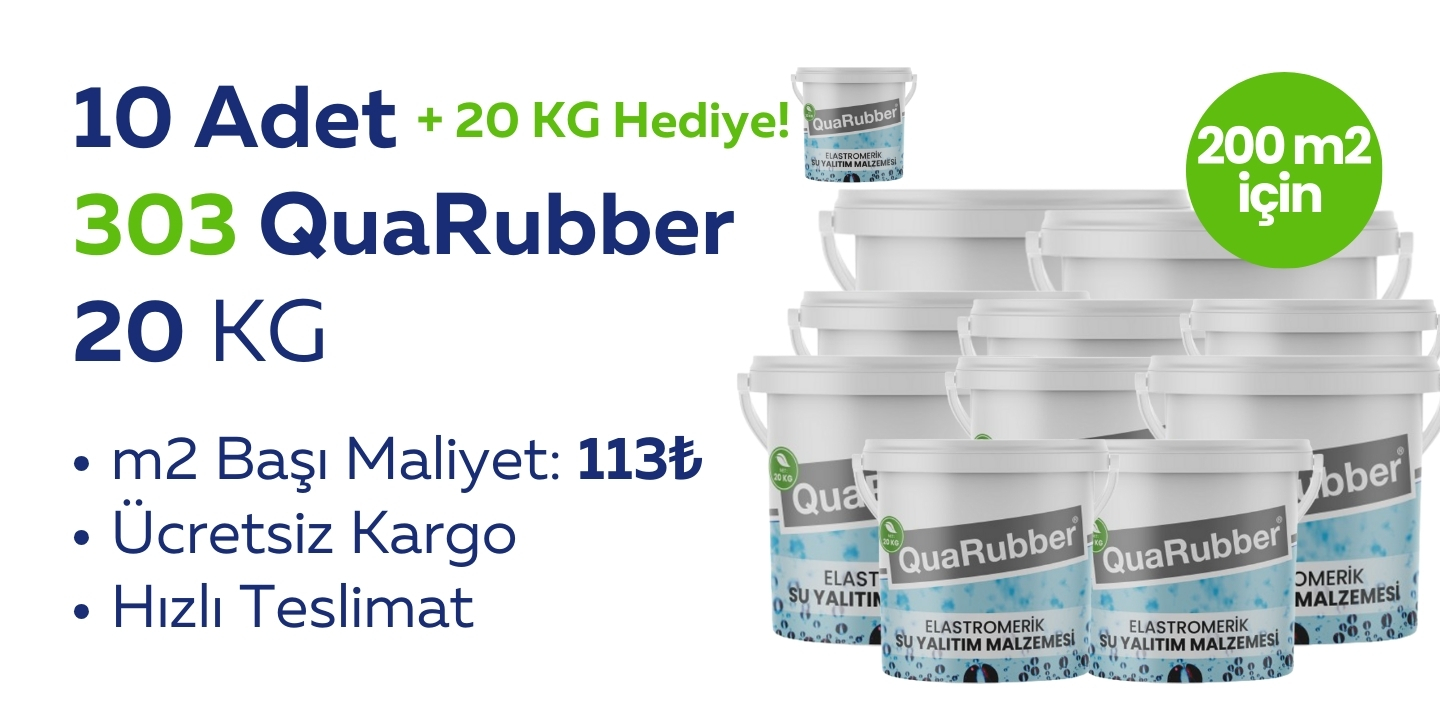 10 Adet QuaRubber 20 KG + 20 KG Hediye