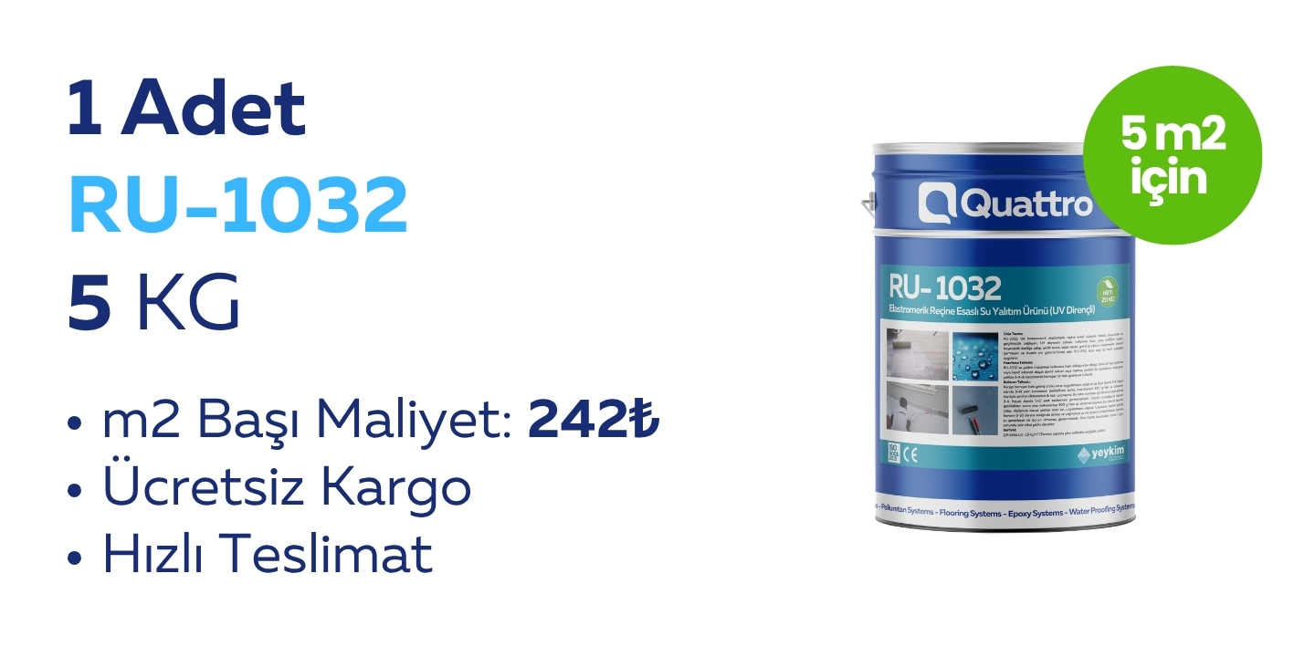 1 adet RU-1032 QuaRubber 5 KG