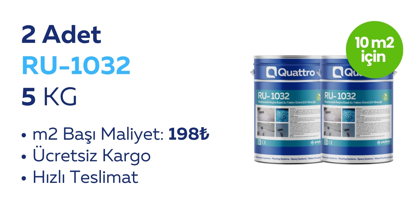 2 adet RU-1032 QuaRubber 5 KG