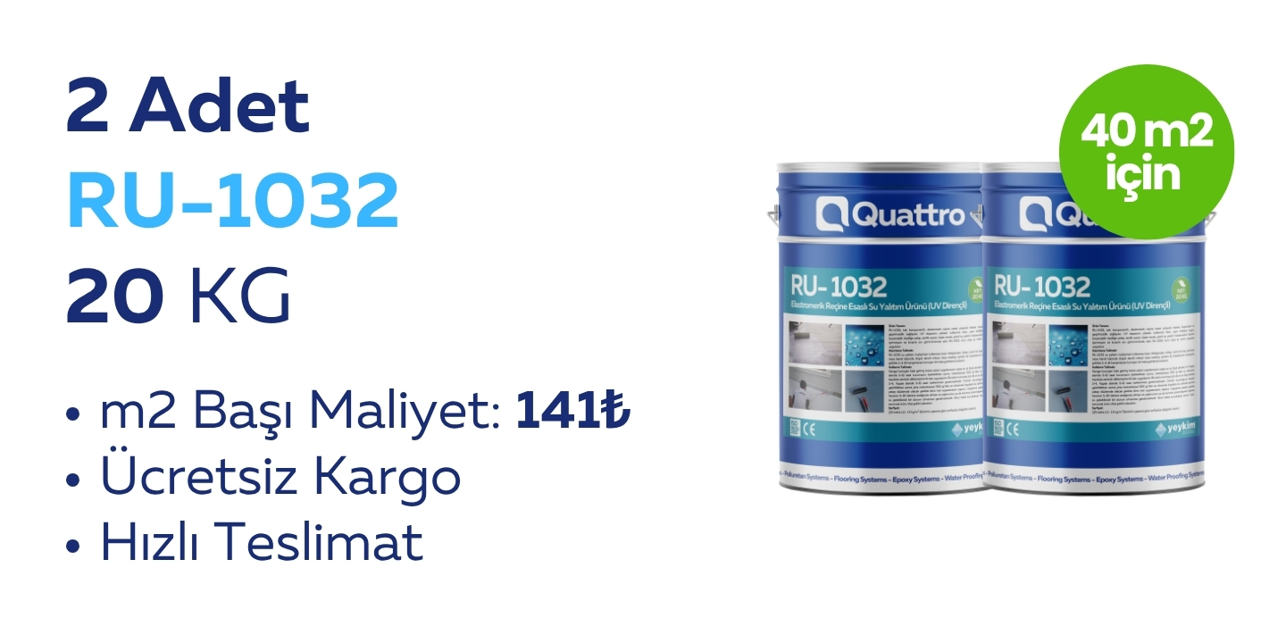 2 adet RU-1032 QuaRubber 20 KG