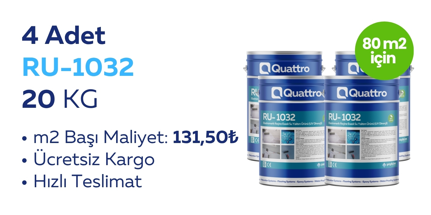 4 adet RU-1032 QuaRubber 20 KG